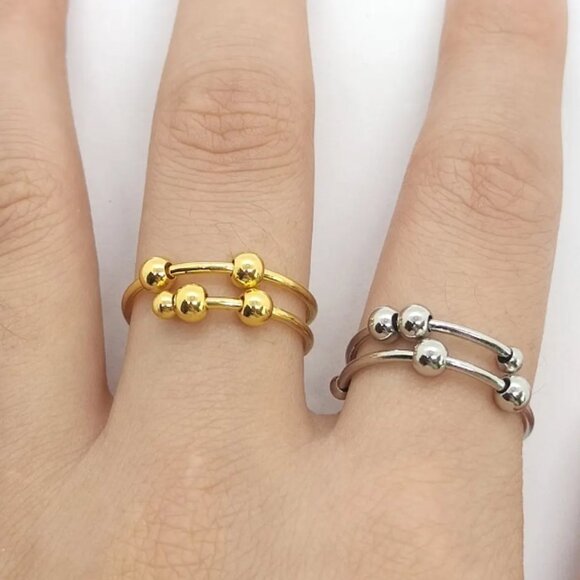 Fidget Beads Ring For Anxiety 💕 - Picture 5 of 12